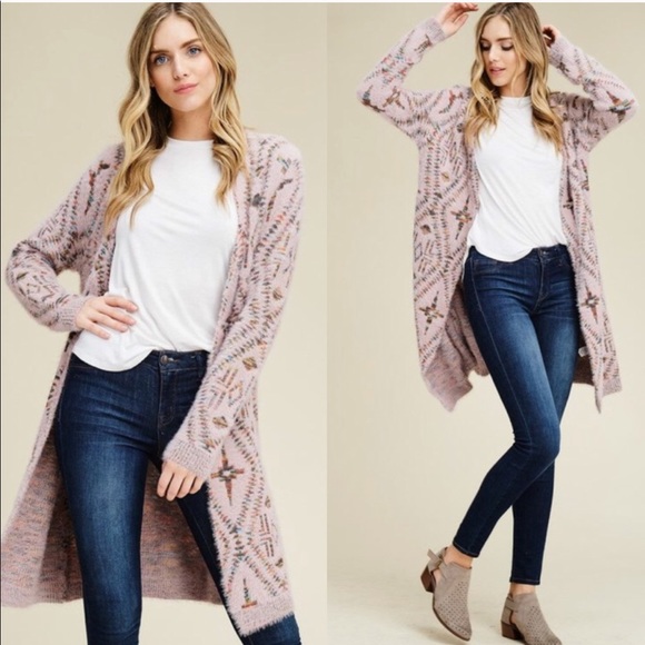Des Feli Sweaters - Aztec Cardigan